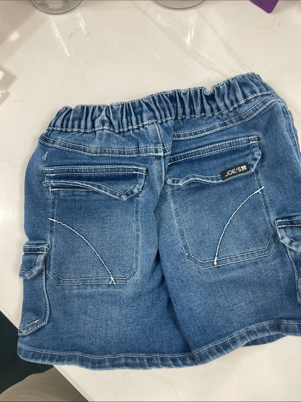 Joe's Jeans Kids Denim Cargo Shorts - Blue